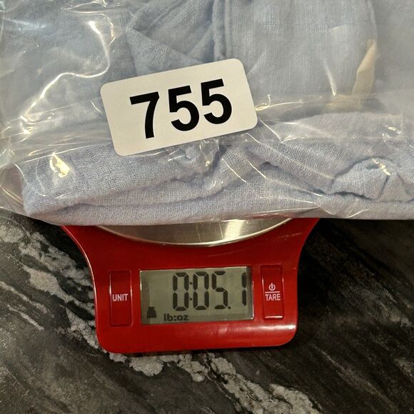 Womens Top Size Large Blue Lightweight Breathable Cap Sleeve Mother Of Pearl - Picture 11 of 11